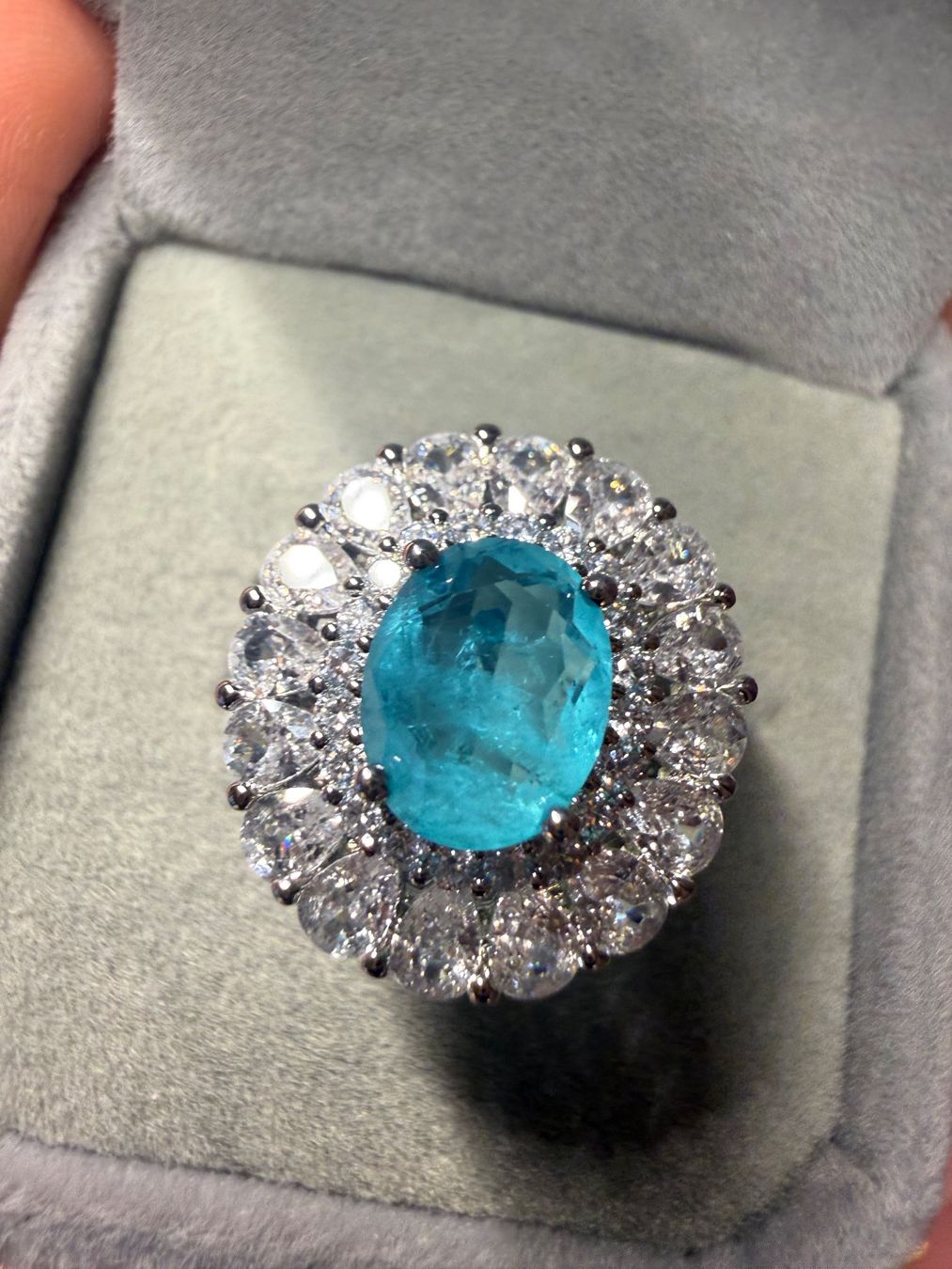 Anelli: Bague Lagune Paraiba – Nuovo e nell'imballaggio originale da St-Maurice venduto da Sandrinette123
