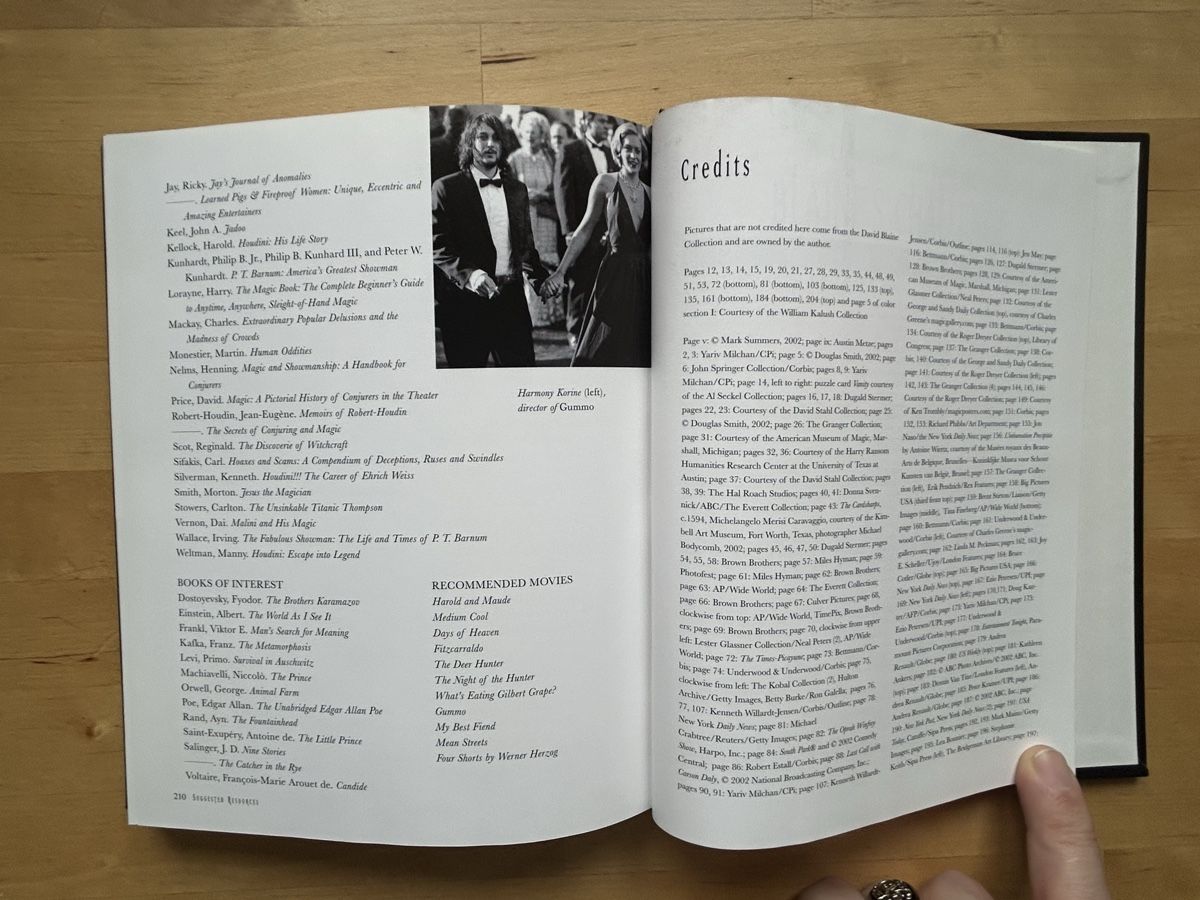 Libri: David Blaine - Mysterious Stranger – Usato da Himmelried venduto da rasmus67 9