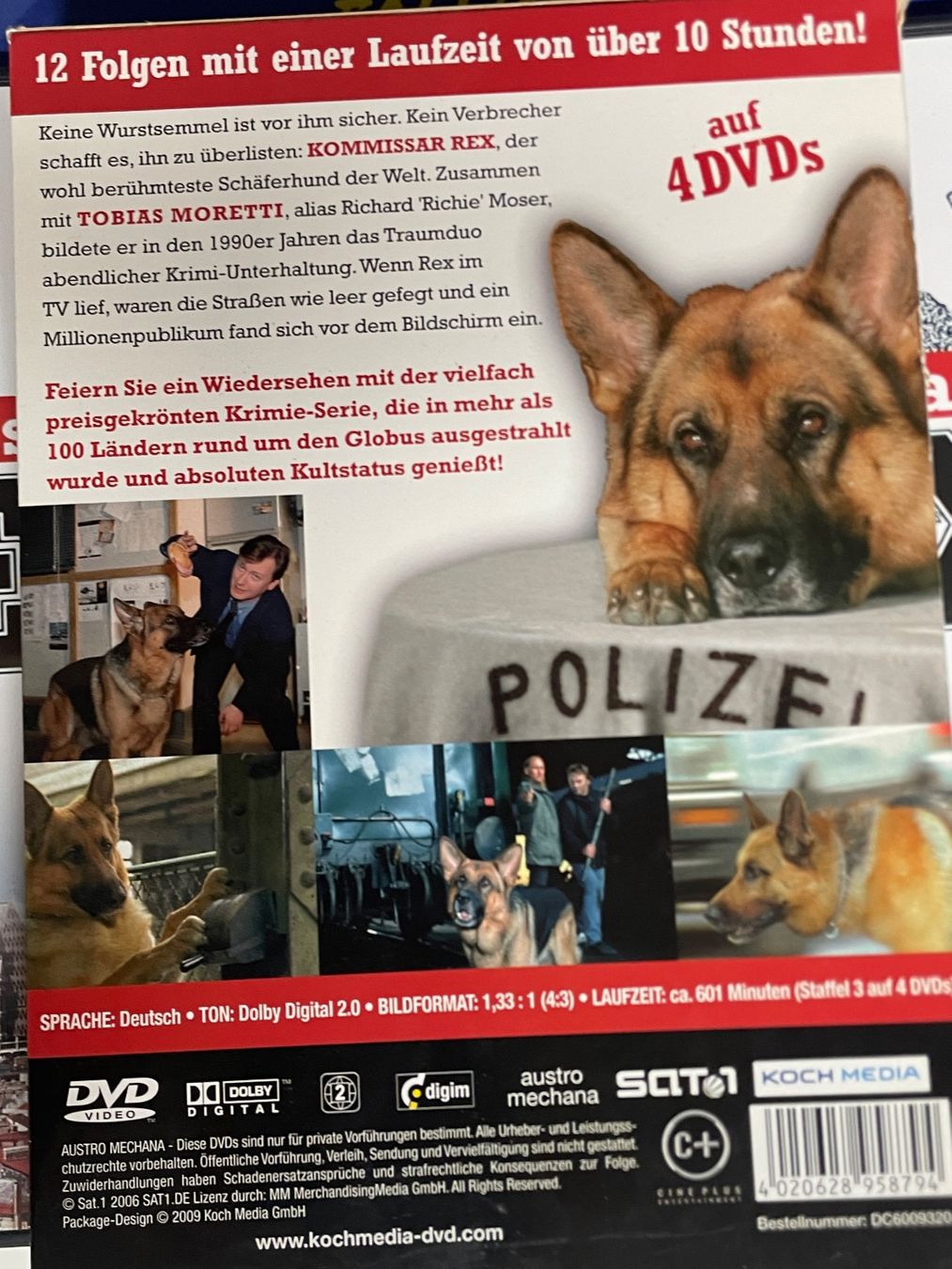 Tutti i DVDs: Kommissar Rex – Usato da Muri b. Bern venduto da AdidasCollector 1