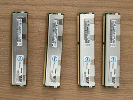 32GB Server RAM Kit (4x 8GB) DDR3 ECC Reg PC3-8500R Dell