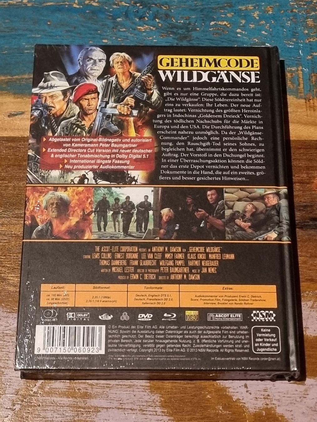 Tutti i DVDs: Geheimcode Wildgänse, Blu Ray Mediabook OVP Action – Nuovo e nell'imballaggio originale da Winterthur venduto da Belzarek 1