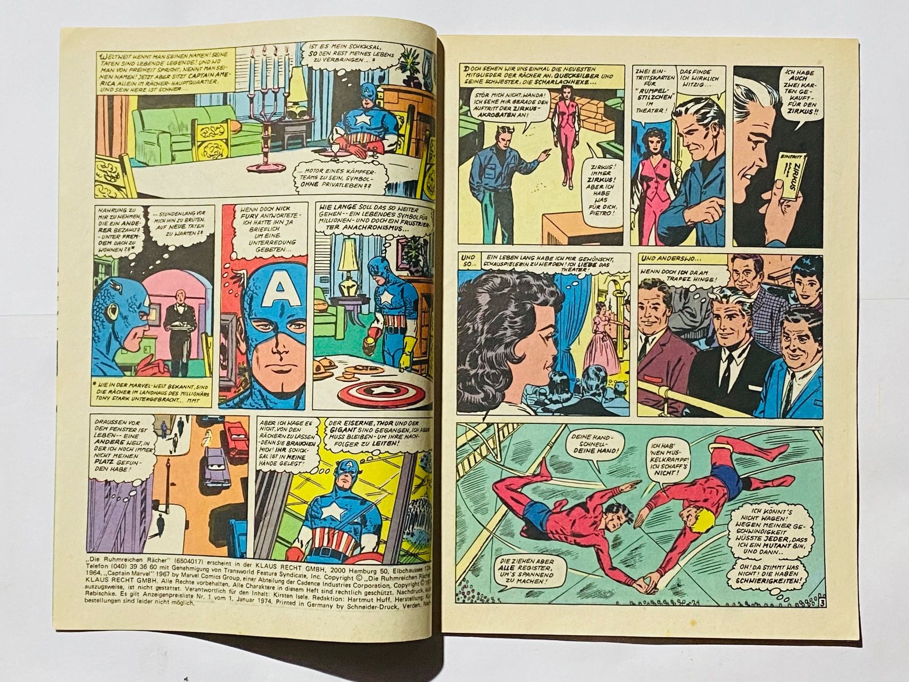 Comics: Rächer Comic-Heft Nr. 17, Marvel, Williams, Top Zustand! – Gebraucht aus Zuerich von SonderArt-Wertgut 2
