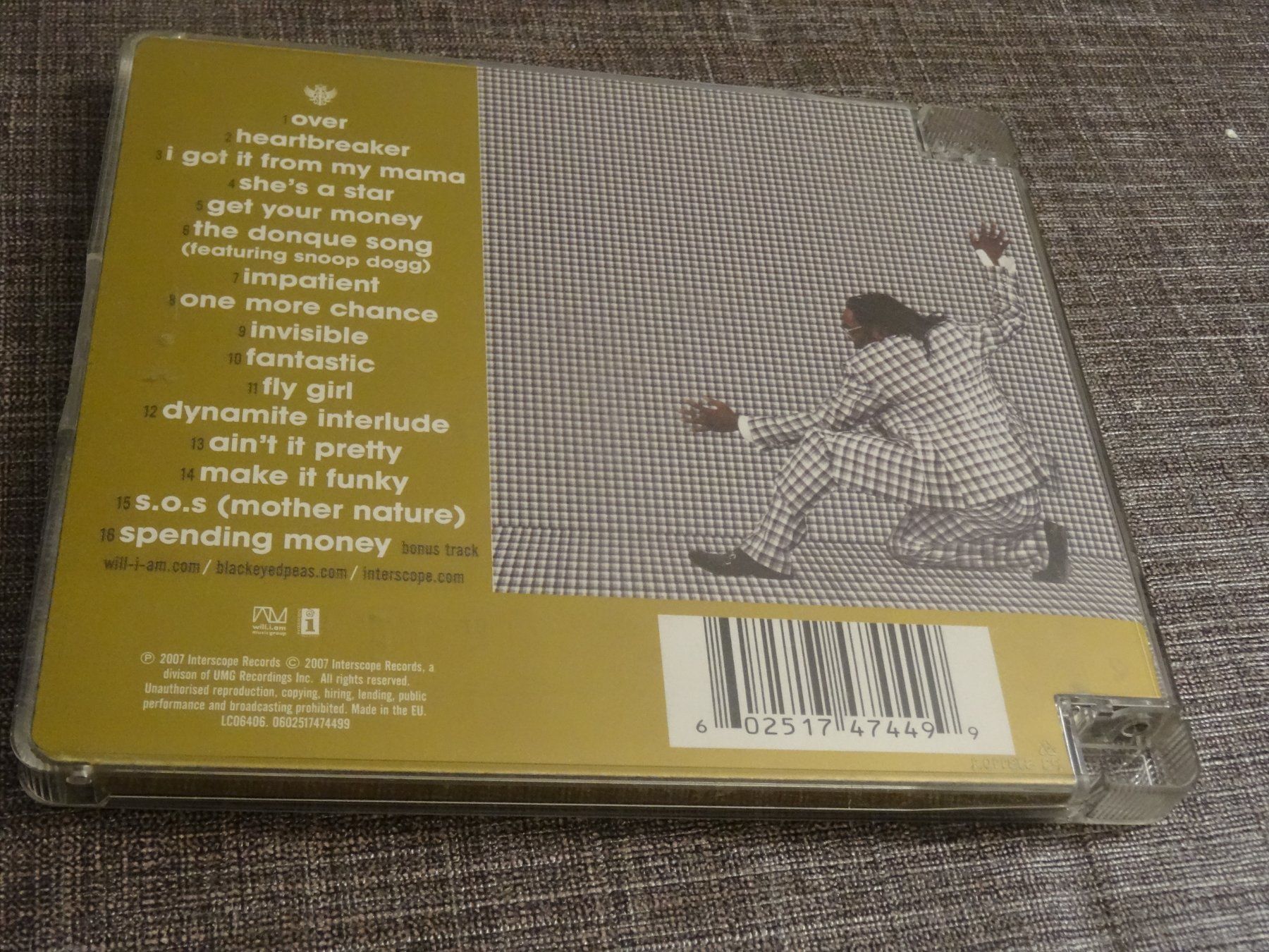 CD: Will.I.Am - Songs About Girls CD - – Usato da Olten venduto da Disc-Ausverkauf 1