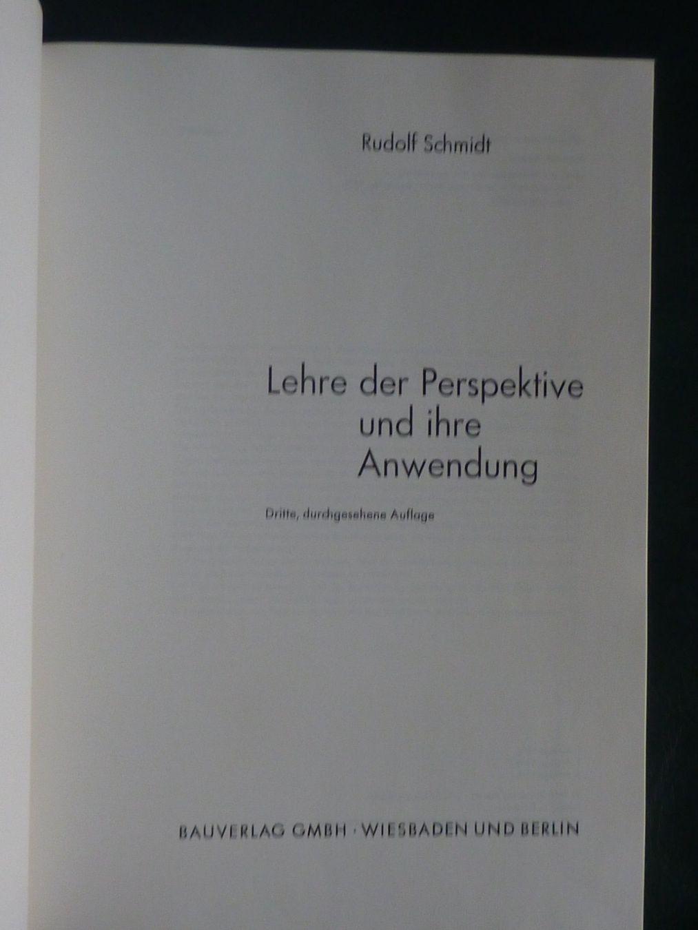 Bücher: Lehre der Perspektive – Gebraucht aus Triengen von Nussbaum14 1