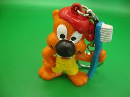 AOK PUTZI BULLY FIGUR handbemalt SCHLÜSSELANHÄNGER