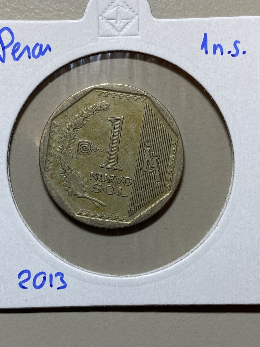 Tutti le monete: Pérou - 1 new Sol - 2013 – Usato da Payerne venduto da Mike1682
