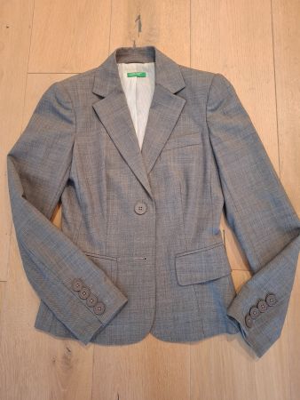 Benetton Blazer grau, Gr. 38