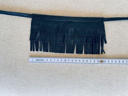 Sabine Lauber, Swiss Design: Leder-Kette-Kragen, NEUWERTIG!
