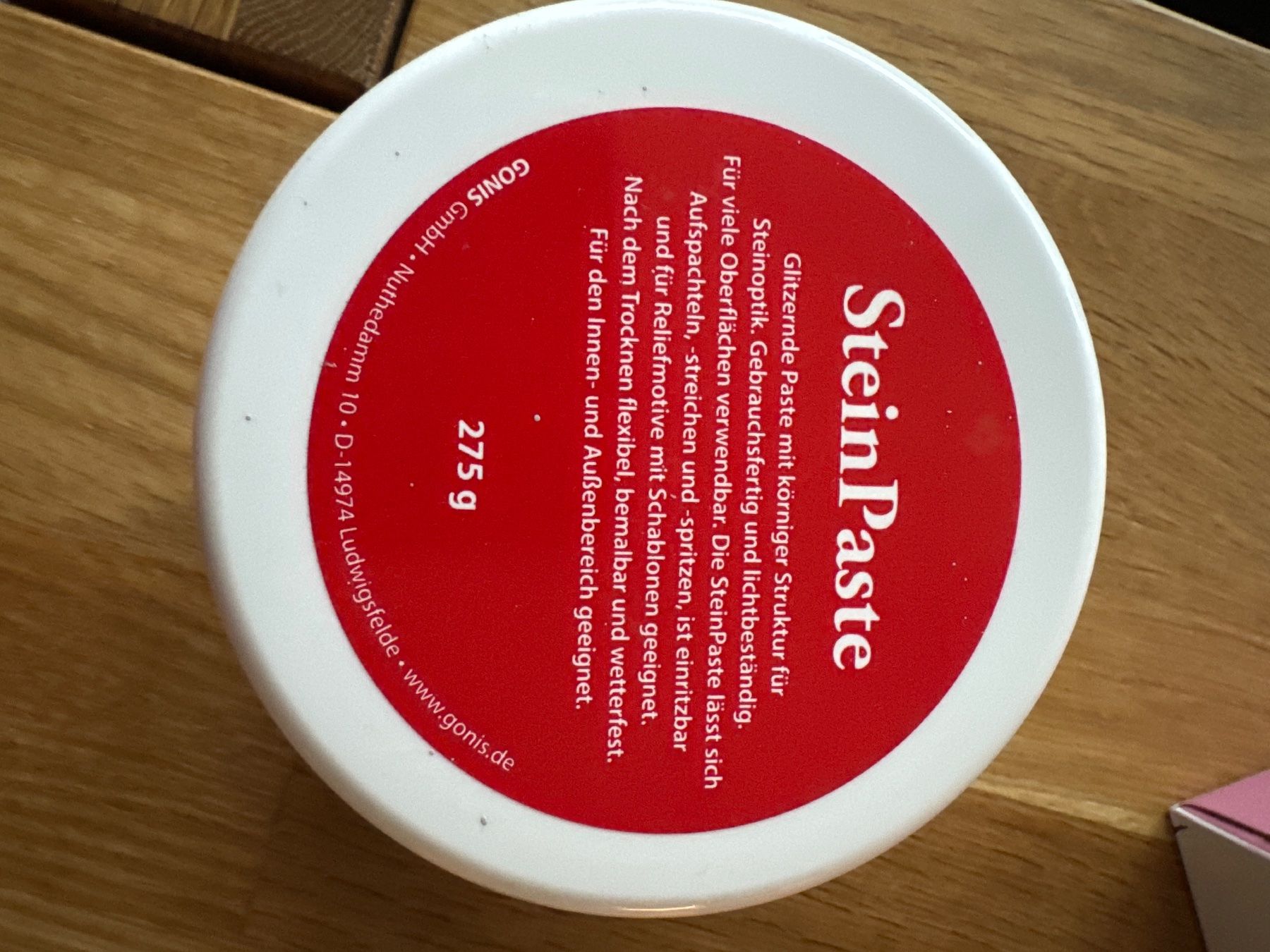 Gonis Kit bricolage: Gonis SteinPaste – Usato da Knonau venduto da Dodo137