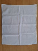 1 weisse Stoffserviette, Vintage
