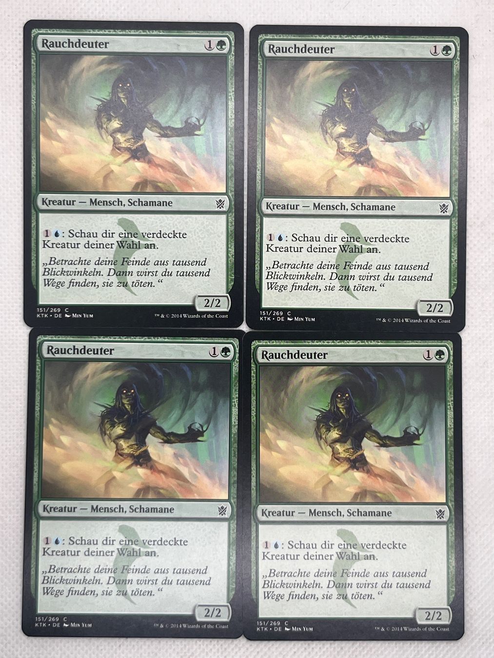 Magic The Gathering Sammelbilder & Trading cards: MTG Rauchdeuter KTK 151 Deutsch Common 4 – Gebraucht aus Hinterkappelen von Kim1992