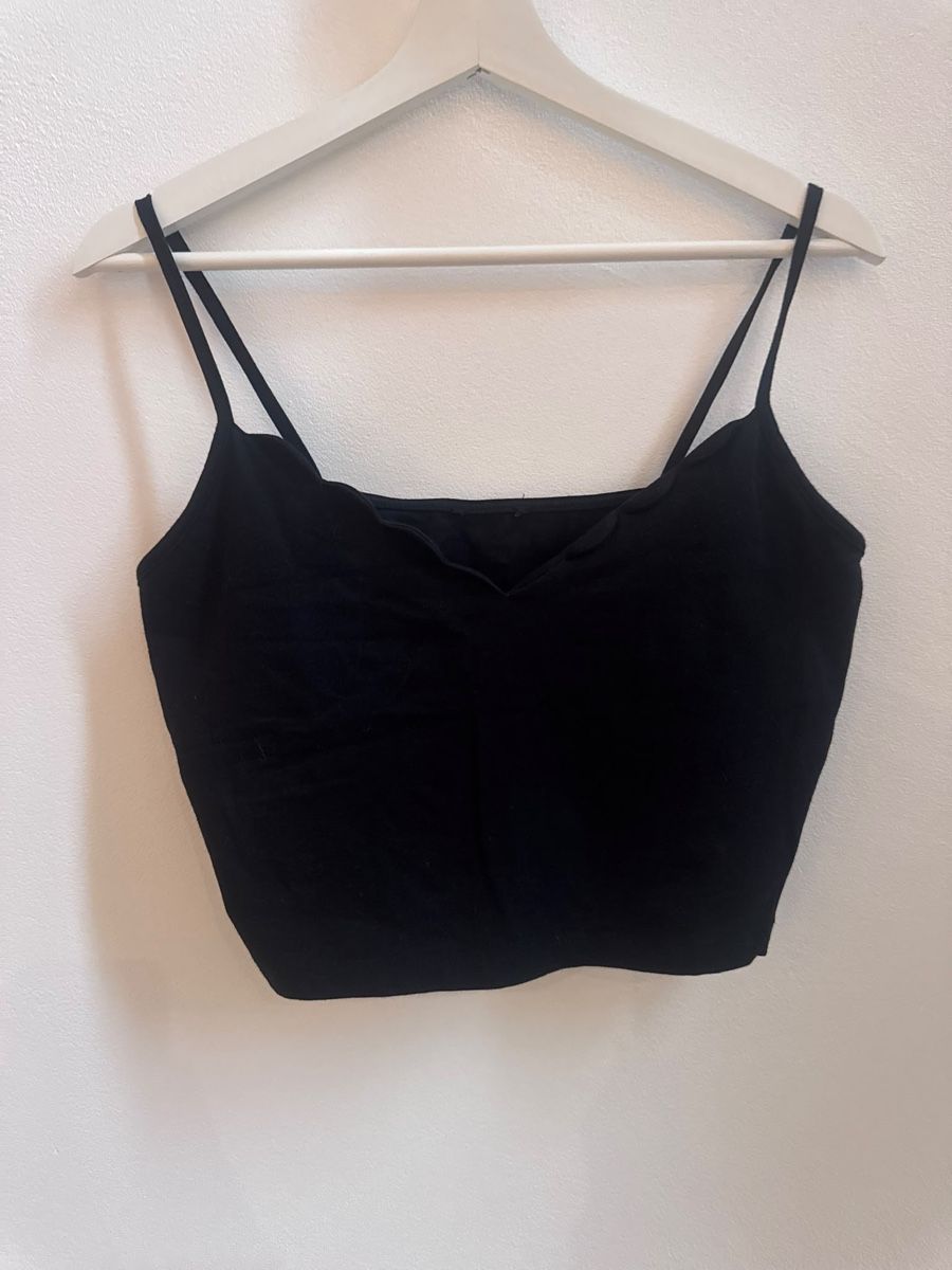 Top: Crop Top Schwarz Grösse S - ungetragen  – Nuovo (secondo la descrizione) da Zermatt venduto da Walter2019 1