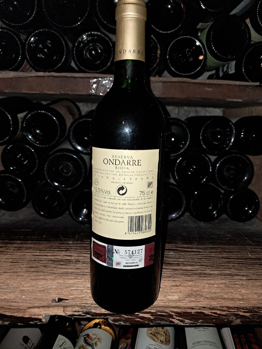 Rioja Vino: Bodegas Ondarre Reserva Rioja 1998 – Nuovo e nell'imballaggio originale da Le locle venduto da juliensaran 2