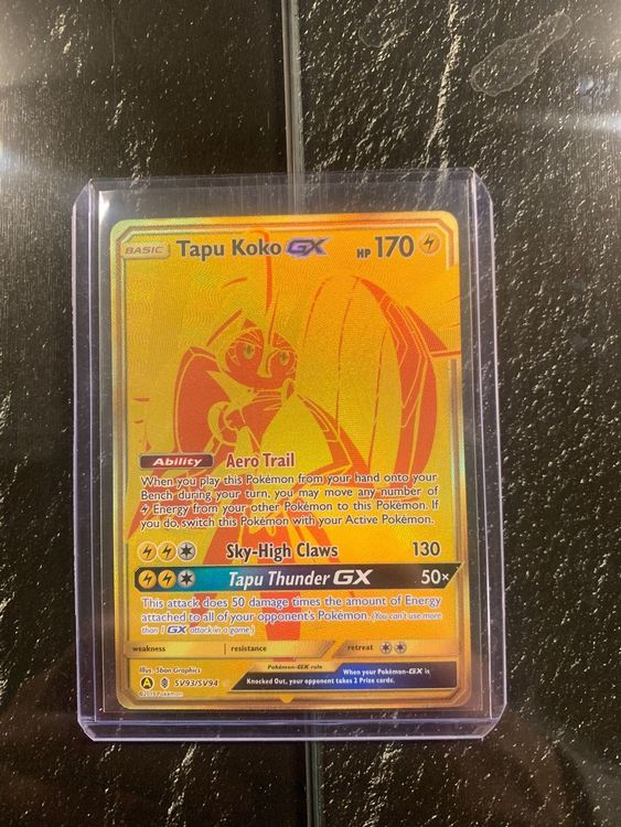 Tapu Koko Full Art Gold Card Kaufen auf Ricardo