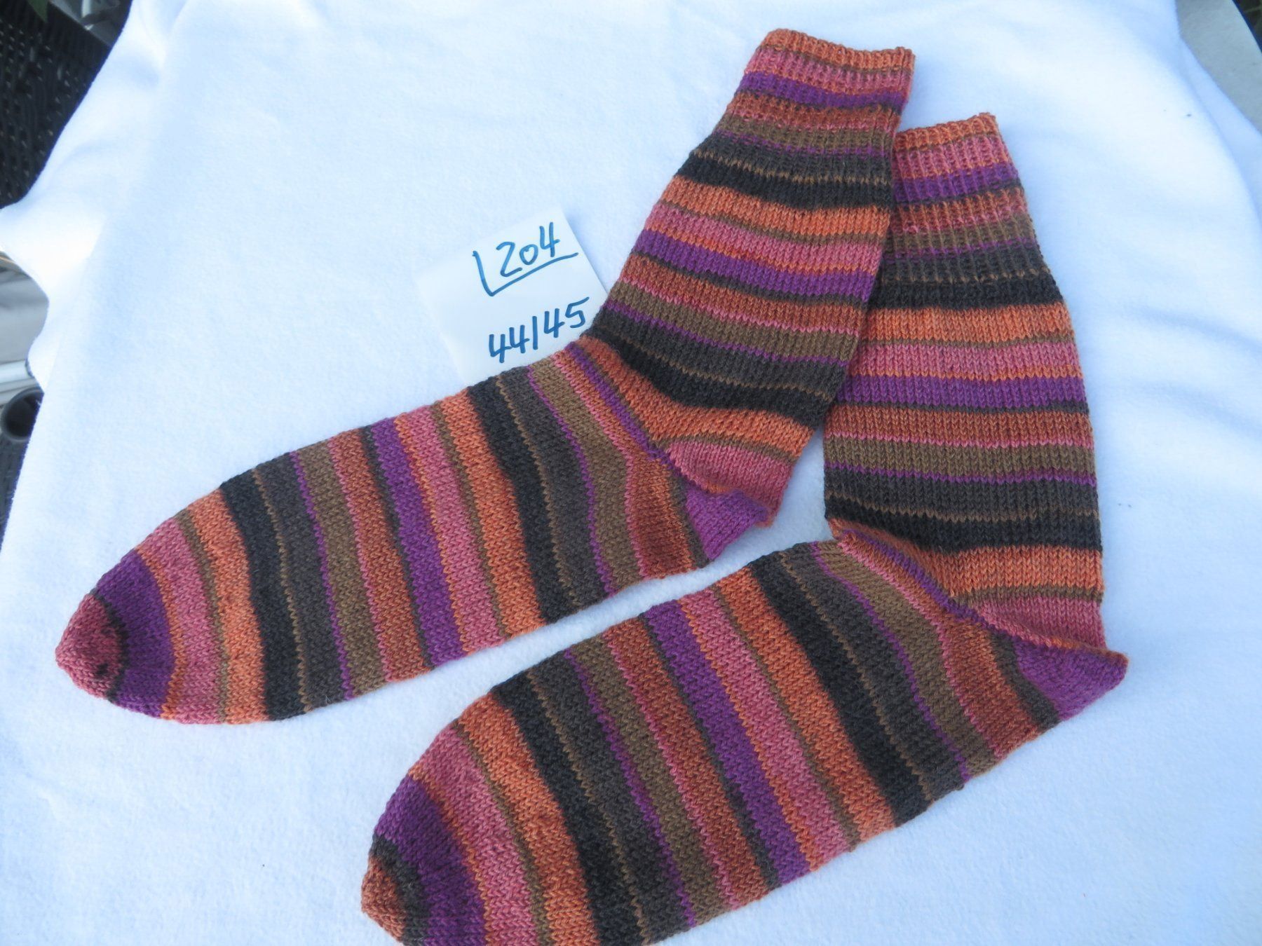 Socken: Handgestr.Wollsocken Gr.44/45  (204 ) – Neu und originalverpackt aus neuenhof von Caterchen