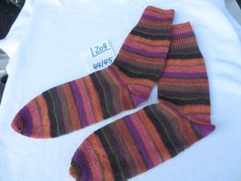 Handgestr.Wollsocken Gr.44/45  (204 )