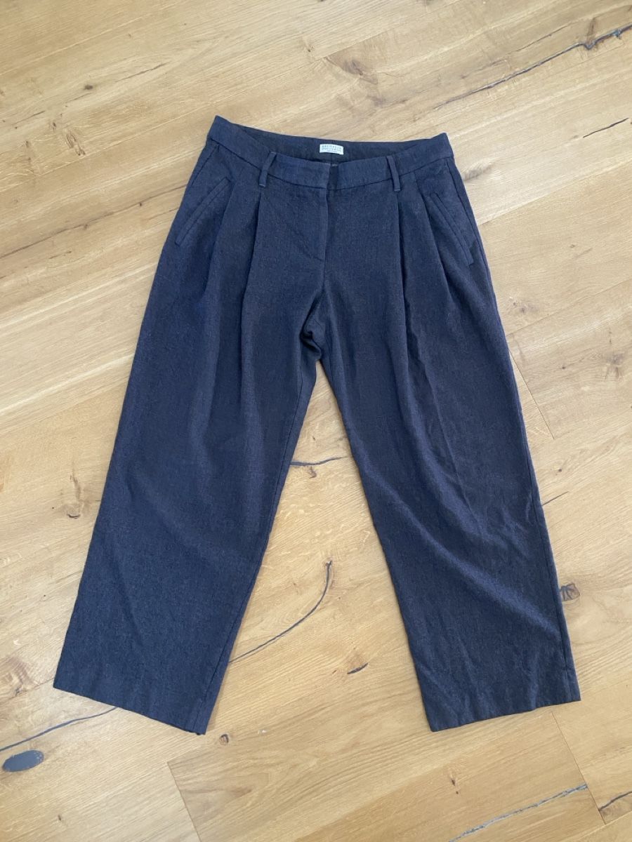 Brunello Cucinelli Pantaloni: Brunello Cucinelli Wollhose – Usato da Igis venduto da stabile_verbindung