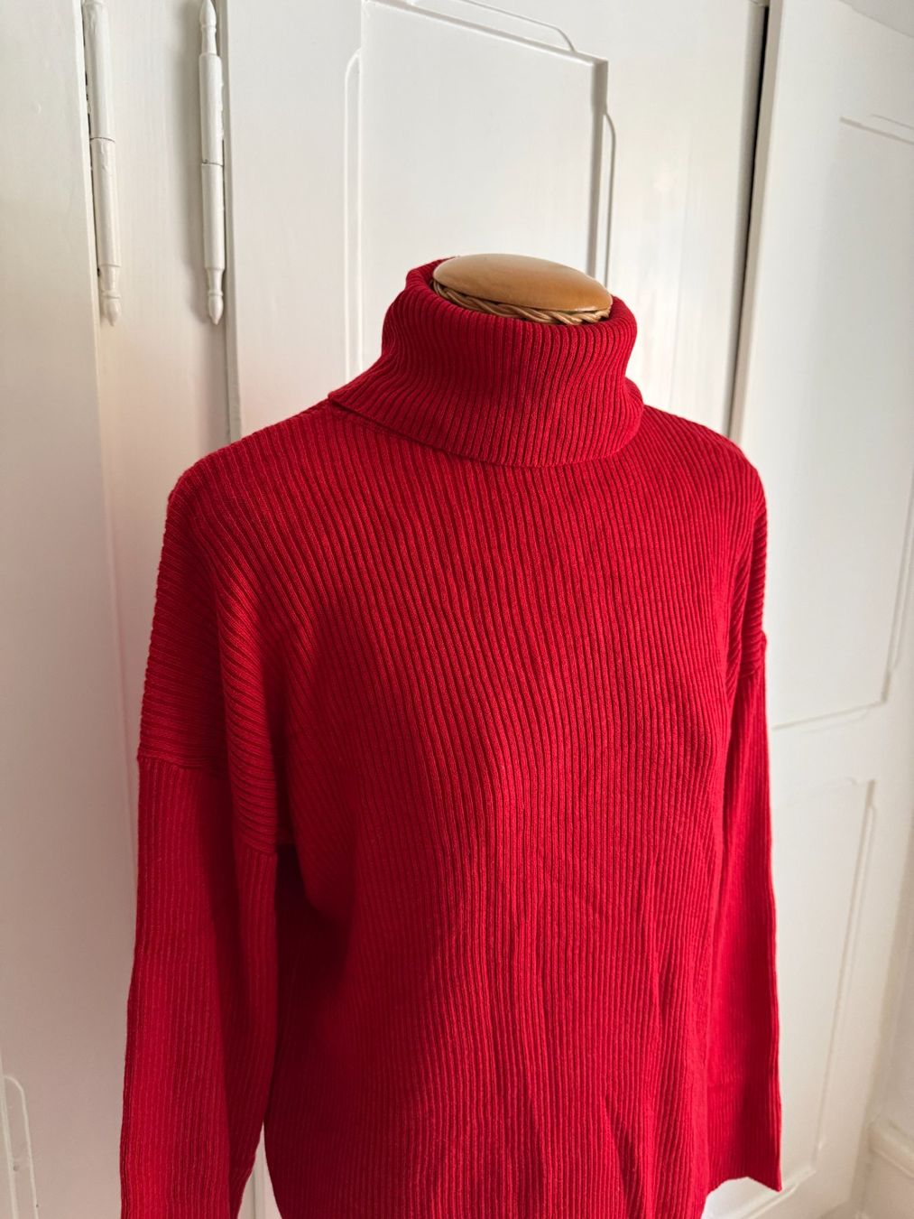 Vestiti: FOREVER 21 - Rollkragen Rippenkleid rot S – Usato da Zürich venduto da Diazaio 1