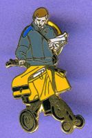 DB  Pöstler mit Handwagen