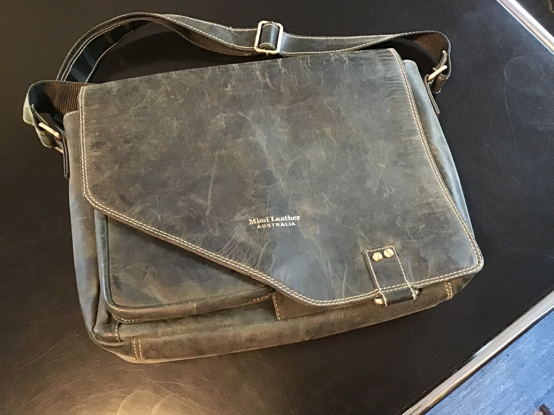 Borse: Ledertasche aus Perth - Mimi Leather AUSTRALIA – Usato da Bern venduto da Fremu
