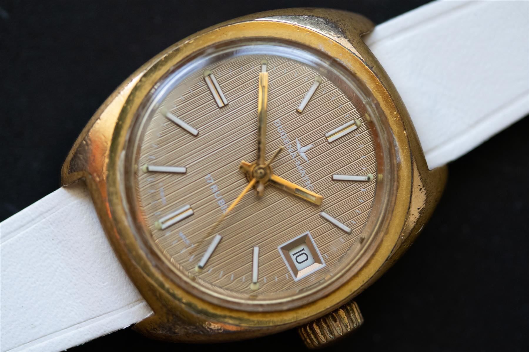 Dugena Orologi: Dugena-Matic Date Automatic Damenuhr / Markenuhr  -7M – Usato da Zürich venduto da papsas 1