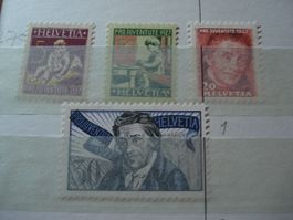 Satz Pro Juventute ** 1927