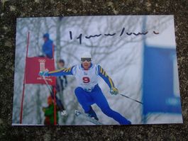 INGEMAR STENMARK (SWE) AUTOGRAMMFOTO TOP
