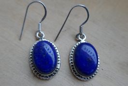 Ohrringe in Silber mit Lapislazuli