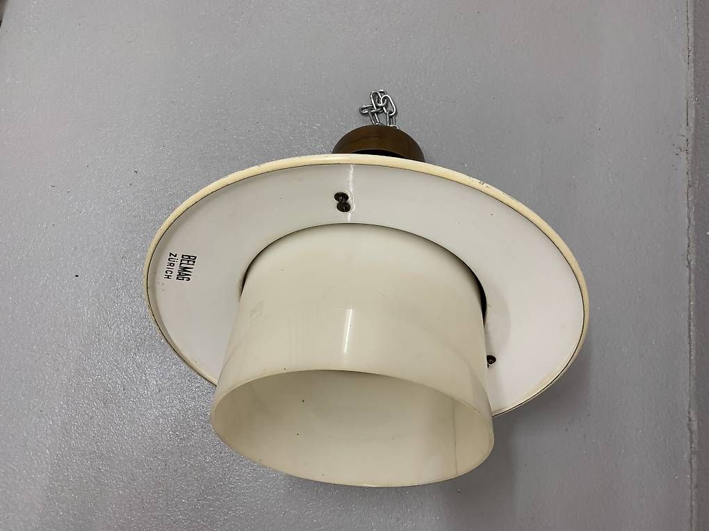 Lampade: Seltene BELMAG Zürich Industrielampe – Usato da Obernau venduto da fab_9wnq
