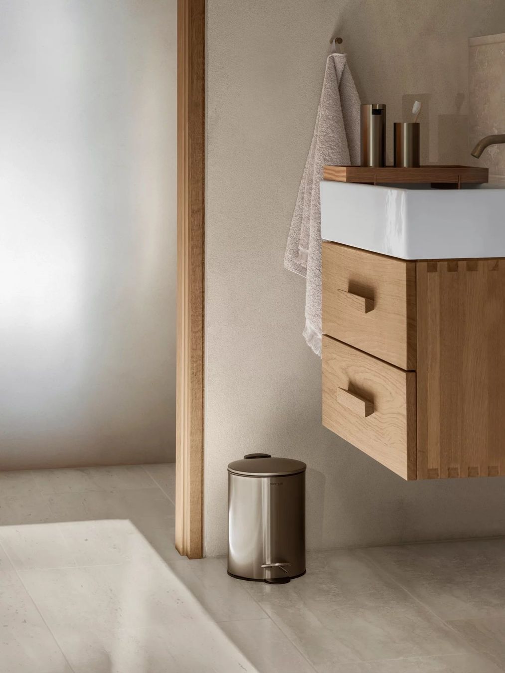 Blomus Teli da bagno: BLOMUS Badetuch FRINO 70x140cm tan – Nuovo e nell'imballaggio originale da Kägiswil venduto da nick333 2