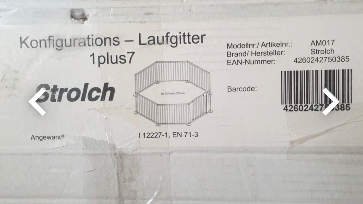 Parcs & barrières de sécurité: Laufgitter Strolch – D'occasion à Kloten par Gre2 1