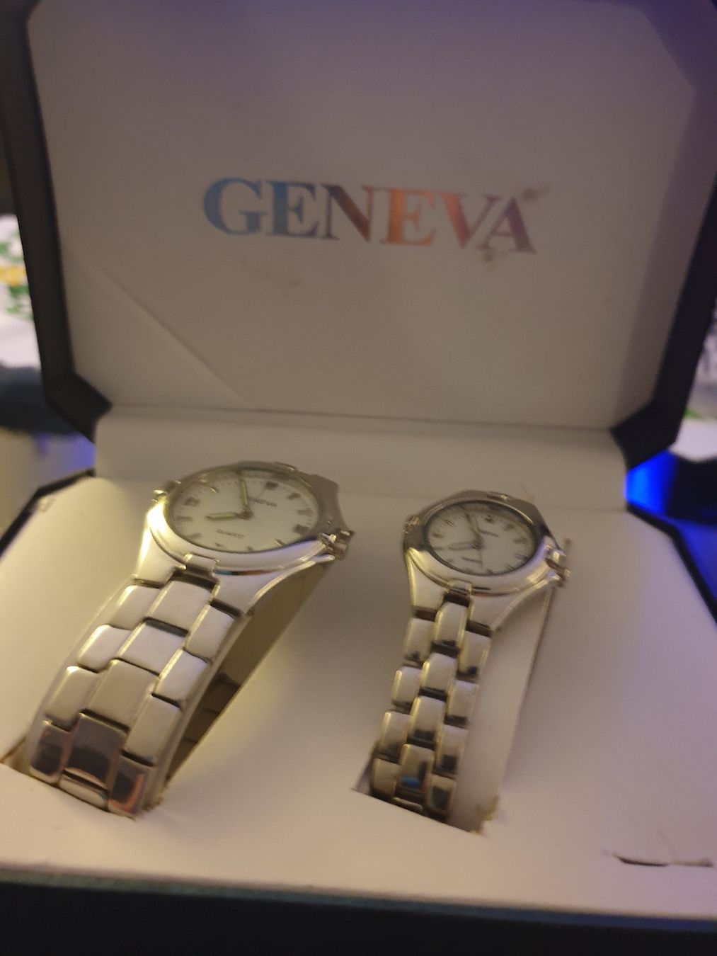 Swiss Orologi: GENEVA PARTNER UHREN SET EDELSTAHL QUARTZ – Nuovo (secondo la descrizione) da Rothrist venduto da ToniG71 1