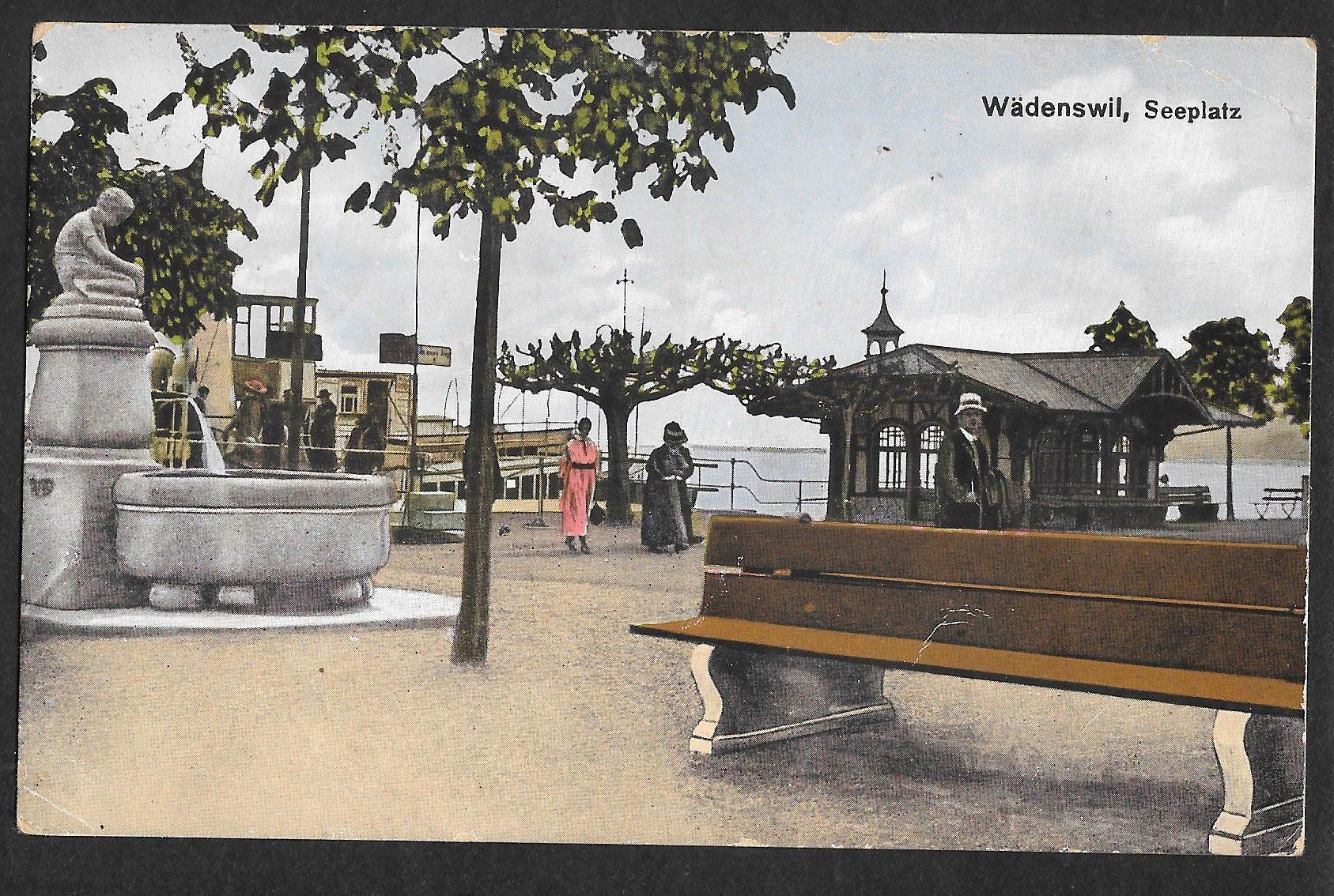 Cartoline postali: Wädenswil Seeplatz – Usato da Olten venduto da clotaldi
