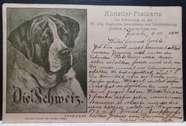 SH, Historische Ansichtskarte Zürich 1900, Stempel RAMSEN