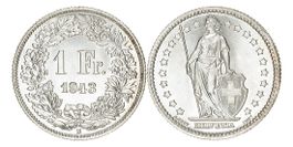 1 Franken von 1943 (Stempelglanz)