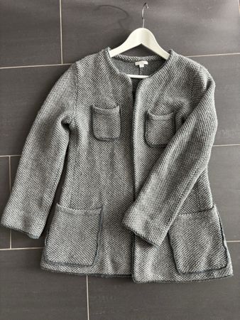 Kaschmir Strickjacke Damen Gr. M Parentis grau