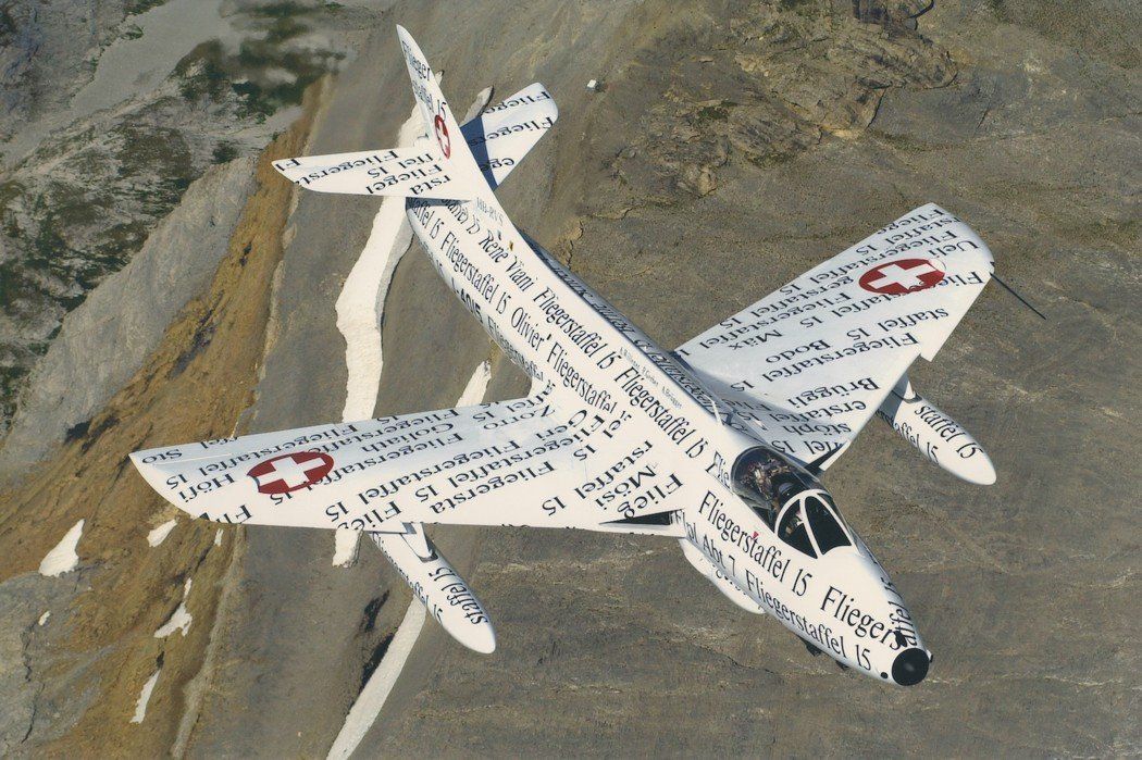 Foto & Immagini: Foto Hunter "Papyrus" Schweizer Luftwaffe auf Kodak Papier – Nuovo (secondo la descrizione) da Forch venduto da Tr1a