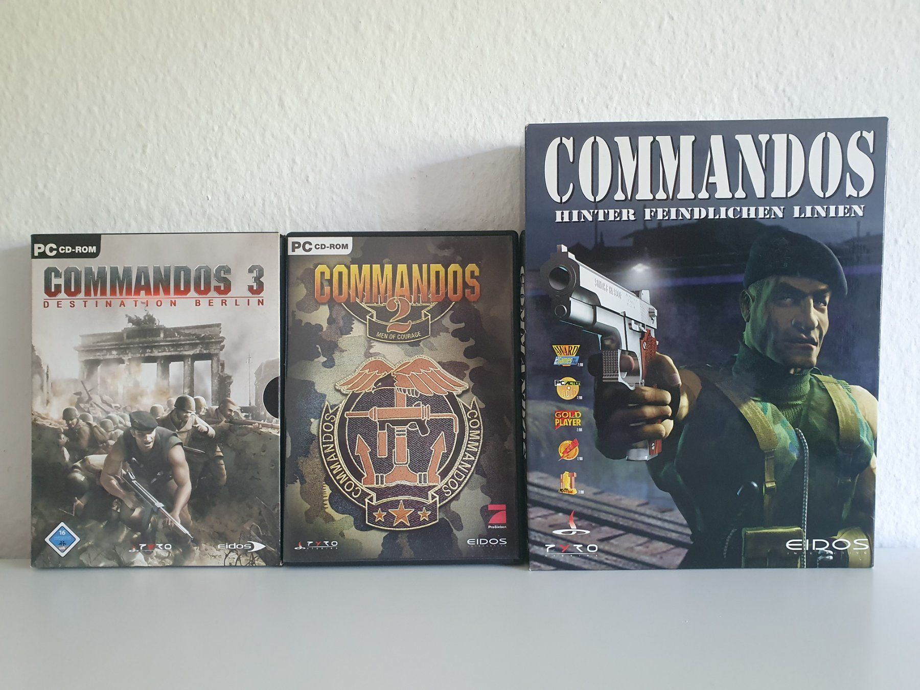 Spiele: PC Games Commandos 1-3 (1998-2003) Big Box Bundle – Gebraucht aus Greifensee von perfectioN88 1