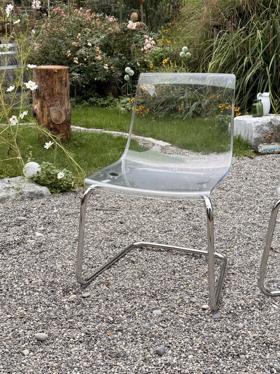 Ikea Stühle: Freischwinger Plexi Stuhl – Gebraucht aus Lobsigen von Ailujailuj