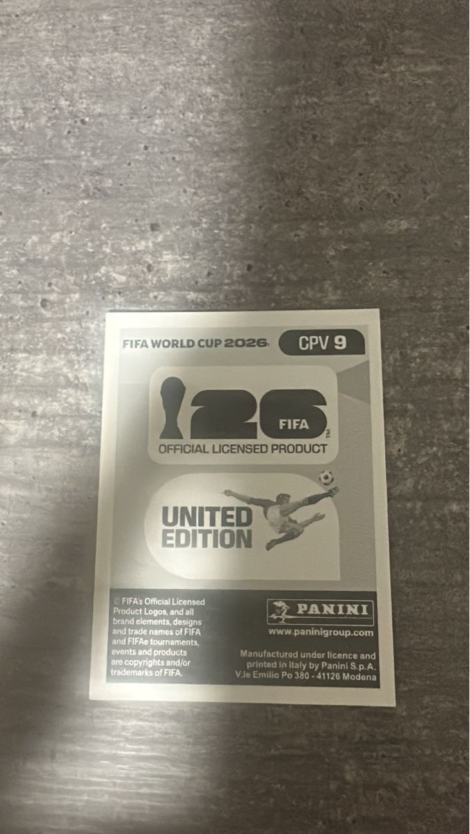 Panini Carte collezionabili: CPV 9 , FIFA WORLD CUP 2026 PANINI  – Nuovo (secondo la descrizione) da Frauenfeld venduto da 1PegPeg1 1
