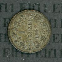 DEBAK___1.00 1842 -ss 1 Kreuzer