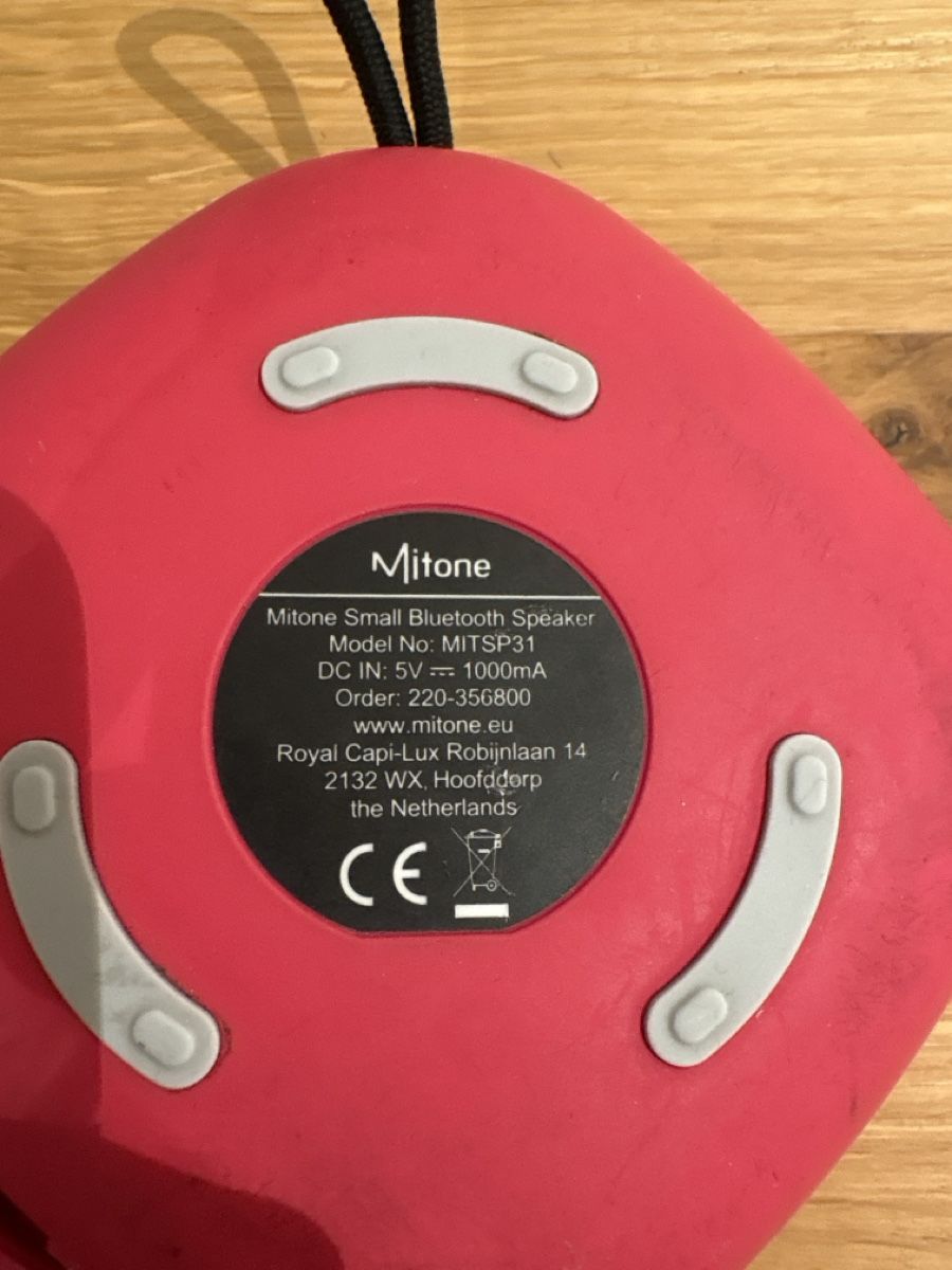 Casse acustiche: Bluetooth Lautsprecher Mitone MITSP31 pink gebraucht – Usato da Zürich venduto da alivasalli 2