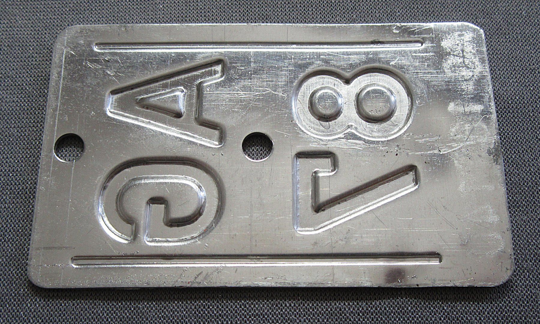 Insegne: Velonummer - Fahrradnummer - AG 87 – Usato da Auenstein venduto da Padabimbim 1