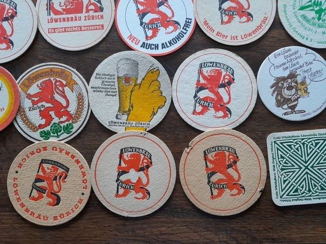Dessous de verre: Bier Brauerei Löwenbräu Bierdeckel – D'occasion à St.Gallen par Stocken64 3