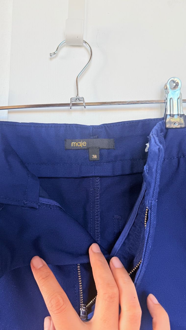Maje Pantaloni: Maje Cargo Hose Blau Gr. 38 – Usato da Niederrohrdorf venduto da gigerch 5