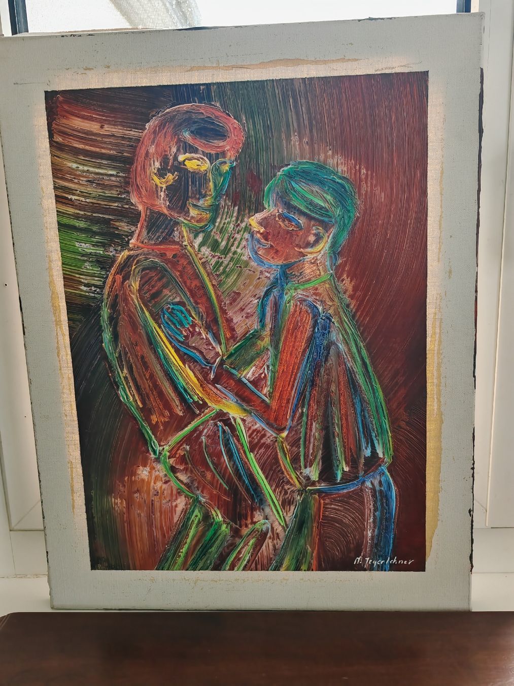 Dipinti: Superbe Peinture Originale M. Jegerlehnerb – Usato da Orbe venduto da Grainderiz982 7