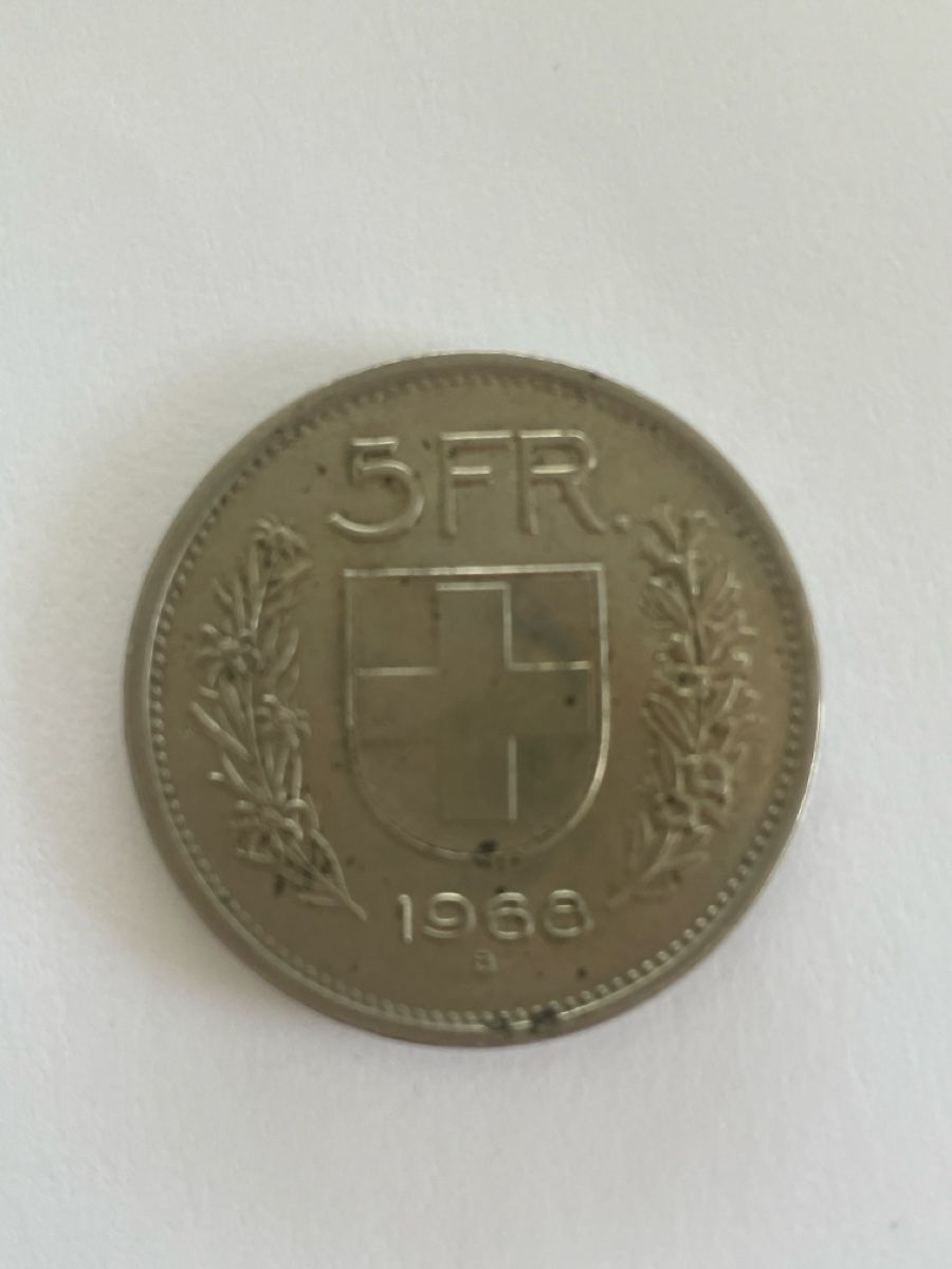 Toutes les monnaies: 5 Franken 1968 – D'occasion à Richterswil par Wildampfer 1