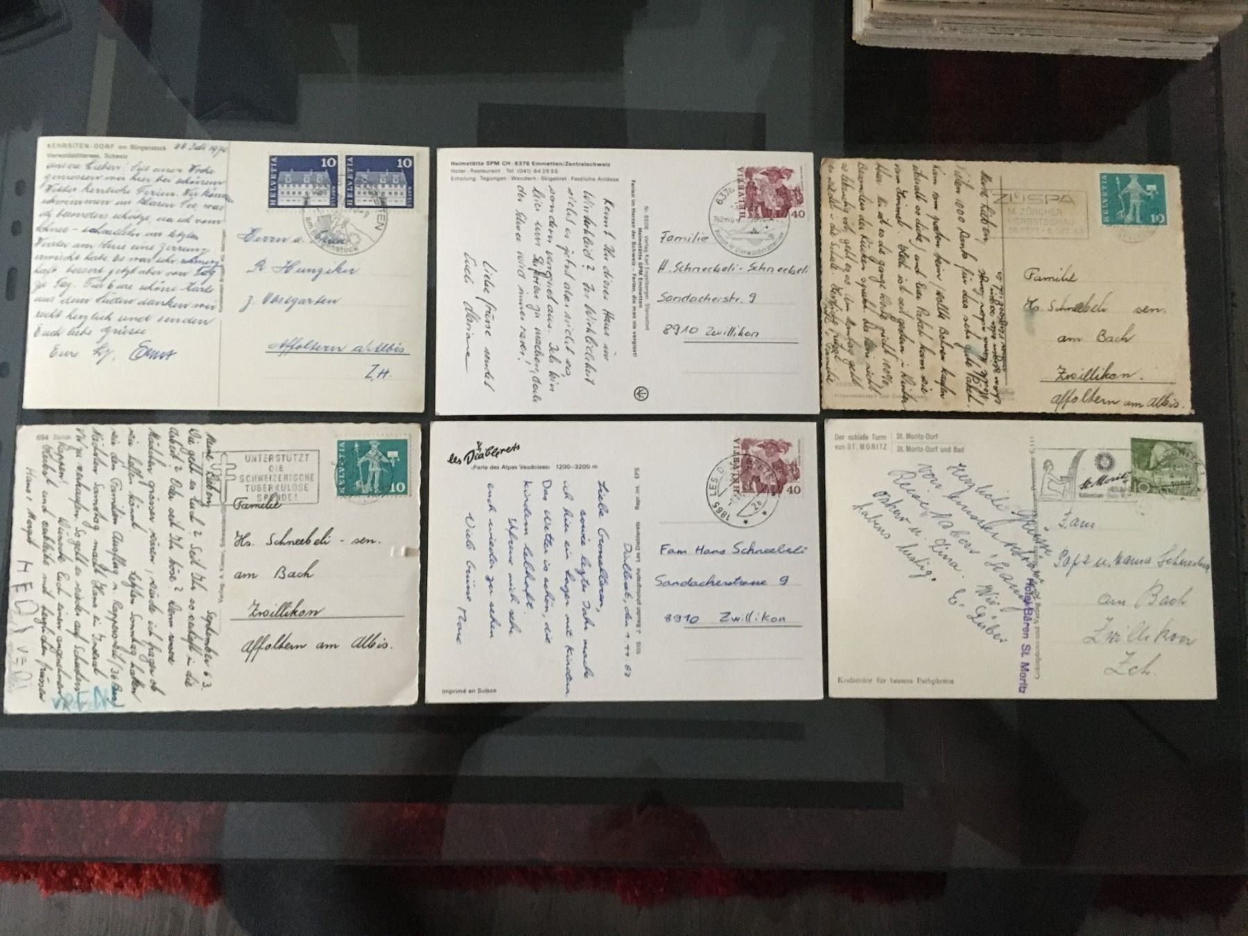Cartoline postali: 9x ancienne carte Postale Postkarten CH – Usato da Grand-Lancy venduto da Dany1973 1