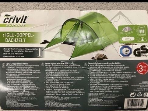 Tentes: Zelt Iglu – D'occasion à Hallwil par nik_ftg7