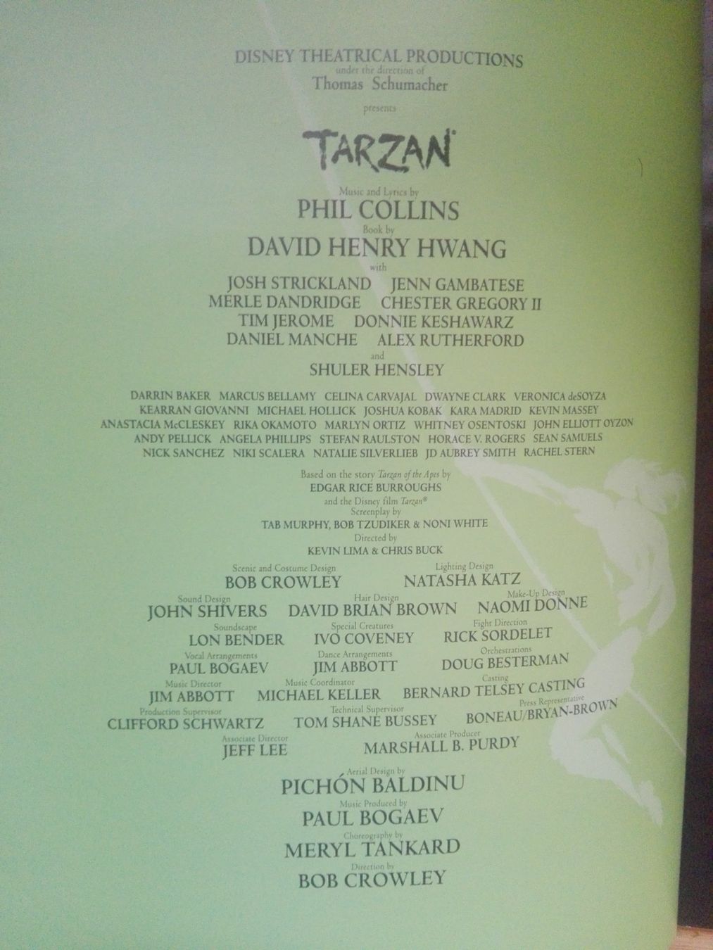 Libri: Disney presents: Tarzan - The Broadway Musical – Usato da St.Gallen venduto da elk2023 2